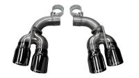 CORSA Performance 14774BLK Corsa 2017-24 Chevy Camaro ZL1 2.75in Inlet / 4.0in Outlet Black PVD Tip Kit (For Corsa ExhaustOnly)
