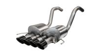 CORSA Performance - CORSA Performance 14777BLK Corsa 2015-2019 Chevrolet Corvette C7 Z06 6.2L 2.75in Xtreme Axle-Back w/ Dual NPP & Quad Black Tips - Image 2