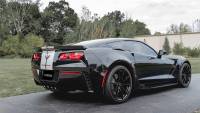 CORSA Performance - CORSA Performance 14777BLK Corsa 2015-2019 Chevrolet Corvette C7 Z06 6.2L 2.75in Xtreme Axle-Back w/ Dual NPP & Quad Black Tips - Image 3