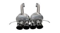 CORSA Performance - CORSA Performance 14777BLK Corsa 2015-2019 Chevrolet Corvette C7 Z06 6.2L 2.75in Xtreme Axle-Back w/ Dual NPP & Quad Black Tips - Image 8