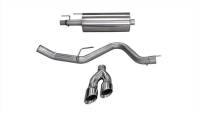 CORSA Performance 14836 Corsa 15-20 Ford F-150 3.5L Eco (Super Crew Cab) Polished Sport Single Side Dual 4in Tips CB Exh