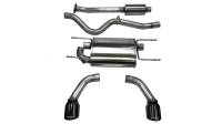 CORSA Performance 14864BLK Corsa 2012-2025 Scion FRS / Subaru BRZ Black Tip Sport Cat-Back Exhaust