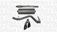 CORSA Performance - CORSA Performance 14873BLK Corsa 14-19 GMC Sierra/Chevy Silv 1500 Crew Cab/Short Bed 5.3L V8 Black Sport Single Side CB Exhaust - Image 4