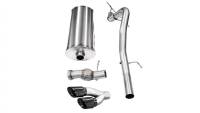 CORSA Performance 14878BLK Corsa 2011-2014 Cadillac Escalade 6.2L V8 3in Cat-Back Single Side w Twin 4in Black Pro-Series Tips