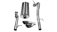 CORSA Performance 14882BLK Corsa 2011-2014 GMC Yukon 6.2L V8 3in Cat-Back Single Side w Twin 4in Black Pro-Series Tips