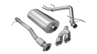 CORSA Performance 14904 Corsa 2009-2009 Chevrolet Silverado Crew Cab/Short Bed 1500 4.8L V8 Polished Sport Cat-Back Exhaust