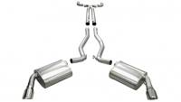CORSA Performance 14951 Corsa 2011-2015 Chevrolet Camaro Convertible SS 6.2L V8 Manual Polished Sport Cat-Back + XO Exhaust