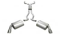 CORSA Performance 14952 Corsa 2010-2015 Chevrolet Camaro Coupe SS 6.2L V8 Auto Polished Sport Cat-Back + XO Exhaust