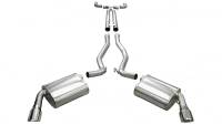 CORSA Performance 14954 Corsa 2010-2013 Chevrolet Camaro Convertible SS 6.2L V8 Manual Polished Sport Cat-Back + XO Exhaust