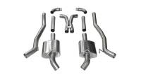 CORSA Performance - CORSA Performance 14976 Corsa 2011-2013 Chevrolet Camaro SS 6.2L V8 Manual Xtreme 3in Cat-Back (No Tips Uses Factory Bezels) - Image 2