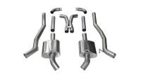 CORSA Performance - CORSA Performance 14976 Corsa 2011-2013 Chevrolet Camaro SS 6.2L V8 Manual Xtreme 3in Cat-Back (No Tips Uses Factory Bezels) - Image 3