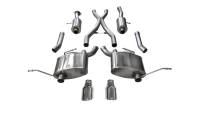 CORSA Performance 14980 Corsa 2011-2021 Jeep Grand Cherokee 3.6L Dual Rear Exit Sport Exhaust w/ 4.5in Pro-series Tips