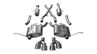 CORSA Performance - CORSA Performance 14984 Corsa 2014-2021 Jeep Grand Cherokee 3.6L V6 Polished Sport Cat-Back Exhaust - Image 2