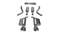 CORSA Performance 14985 Corsa 15-16 Dodge Challenger Xtreme Cat-Back Dual Rear Exit with Twin 3.5in Polished Pro-Series Tips