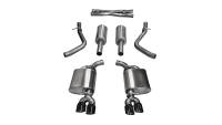 CORSA Performance 14985BLK Corsa 2015-2016 Dodge Challenger Xtreme Cat-Back Dual Rear Exit with Twin 3.5in Black Pro-SeriesTips