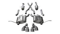 CORSA Performance 14992 Corsa 2014-2021 Jeep Grand Cherokee Summit Edition Polished 2.5in Dual Rear Exit Cat-Back Exhaust
