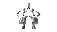 CORSA Performance 14995BLK Corsa 2015-2023 Dodge Charger SRT / Scat Pack / R/T 6.4L Black Sport Cat-Back Exhaust