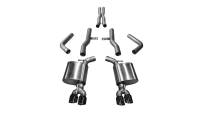 CORSA Performance 21006BLK Corsa 2017-2023 Dodge Challenger 5.7L V8 Xtreme Cat-Back Dual Rear Exit w/3.5in Black Tips