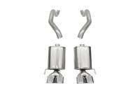 CORSA Performance 21009 Corsa 2005-2007 Chevrolet Corvette (C6) 6.0L/6.2L Polished Sport Axle-Back Exhaust w/4.5in Tips