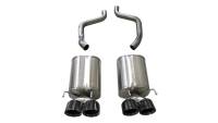 CORSA Performance 21009BLK Corsa 2005-2007 Chevrolet Corvette (C6) 6.0L/6.2L Black Sport Axle-Back Exhaust w/4.5in Tips