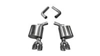 CORSA Performance 21020 Corsa 15-23 Dodge Challenger 6.4L/17-19 Challenger 5.7 Polished Sport Axle-Back Exhaust w/3.5in Tips