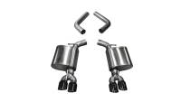 CORSA Performance 21020BLK Corsa 2015-23 Dodge Challenger 6.4L/17-19 Challenger 5.7L Black Sport Axle-Back Exhaust w/3.5in Tips