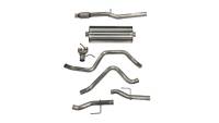 CORSA Performance 21034 Corsa 19-23 Chevy Silverado /GMC Sierra 6.2L Crew Cab Stnd Bed (157in) Cat-Back Dual Rear No Tip