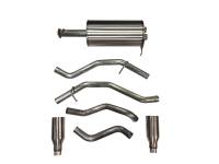 CORSA Performance 21035 Corsa 19-24 Ram 1500 5.7L Crew Cab w/ 57in or 76in Bed Cat-Back Dual Rr Exit 5in Satin Polished Tips