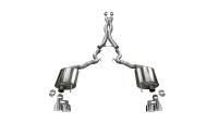 CORSA Performance 21048 Corsa 2018-2023 Ford Mustang GT Convertible w/o Active Valves Xtreme Cat-Back w/ 4in Tips