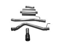 CORSA Performance 21060BLK Corsa 20-25 Jeep Gladiator JT 3.6L Single Side Exit Cat-Back Exhaust System w/ Single 4in Black Tip