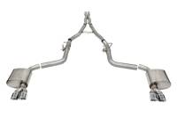 CORSA Performance 21070 Corsa 15-23 Challenger SRT/Hellcat/Demon/Redeye 2.75in Valved CB DR Exit w/ Twin 3.5in Pol Pro Tips