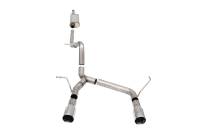 CORSA Performance 21122 Corsa 2007-2018 Jeep Wrangler JKU 3.6L Sport 2.75in Cat-Back Exhaust w/ Single 4in Tips