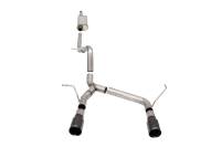 CORSA Performance 21122BLK Corsa 2007-2018 Jeep Wrangler JKU 3.6L Sport 2.75in Cat-Back Exhaust w/ Single 4in Black Tips