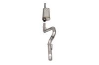 CORSA Performance 21123 Corsa 2018-2025 Jeep Wrangler JLU 3.6L Sport 2.75in Cat-Back Exhaust w/ Turn Down Tip