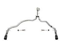 CORSA Performance 21143BLK Corsa 2021-2025 Ford F-150 Regular Cab/6.5in Bed 5.0L V8 Xtreme Cat-Back Dual Rear Exit-Black PVD