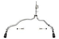 CORSA Performance 21170BLK Corsa 2021-2025 Ford F-150 SuperCrew/6.5in Bed 3.5L V6 Sport Cat-Back Dual Rear Exit-Black PVD