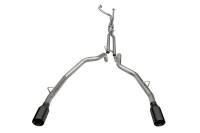 CORSA Performance 21190BPC Corsa 2021-2024 Dodge Ram TRX Crew Cab Baja Catback Exhaust Dual Rear Black Tip