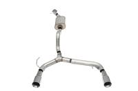 CORSA Performance 21204 Corsa 21-25 Ford Bronco 2.3L 2-Door 2.75in Cat-Back Dual Rear Exhaust w/4in Straight-Cut Polish Tips
