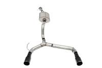 CORSA Performance 21208BPC Corsa 21-25 Ford Bronco 2.7L 2-Door 2.75in Cat-Back Dual Rear Exhaust w/ 4in Straight-Cut Black Tips