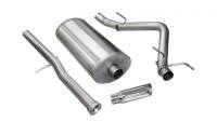 CORSA Performance 24523 Corsa 2011-2013 Chevrolet Silverado Crew Cab/Short Bed 1500 6.2L V8 Polished Sport Cat-Back Exhaust