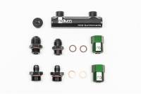 RADIUM Engineering 20-0463 Radium Engineering Bosch Pumps 4 Port Manifold Reuses Check Valves - Universal