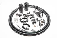 RADIUM Engineering 20-0590-FL Radium Engineering Dual Catch Can Kit Nissan R32 Skyline GT-R Fluid Lock
