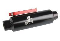 Aeromotive - Aeromotive 12332 Aeromotive In-Line AN-12 Filter w/Shutoff Valve 100 Micron SS Element - Black Anodize Finish - Image 6
