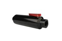 Aeromotive - Aeromotive 12332 Aeromotive In-Line AN-12 Filter w/Shutoff Valve 100 Micron SS Element - Black Anodize Finish - Image 9