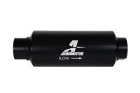 Aeromotive 12343 Aeromotive In-Line Marine Filter - AN-12 - 40 Micron SS Element - Black Hardcoat Finish