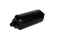 Aeromotive 12347 Aeromotive In-Line Filter - (AN-6 Male) 10 Micron Fabric Element Bright Dip Black Finish