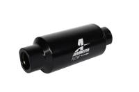 Aeromotive 12350 Aeromotive In-Line Filter 10AN 10 Micron Microglass Element Bright-Dip Black 2in OD