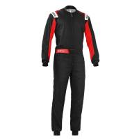 SPARCO 002343NRRS1S Sparco Suit Rookie Small BLK/RED