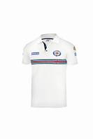 SPARCO 01275MRBI1S Sparco Polo Replica Martini-Racing Small White