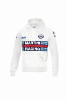SPARCO 01279MRBI3L Sparco Hoodie Martini-Racing Large White